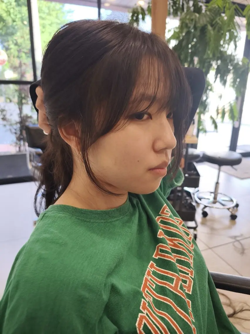 セミロング 顔周りカット カット ヘアカラー トリートメント レイヤー/ショート 野口勇真のヘアスタイル