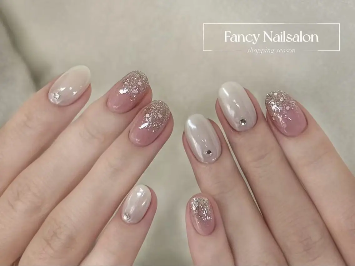 ネイル チークネイル 長さ出し フットネイル フレンチネイル ジェルネイル ハンドネイル Fancy nail salonのネイルデザイン
