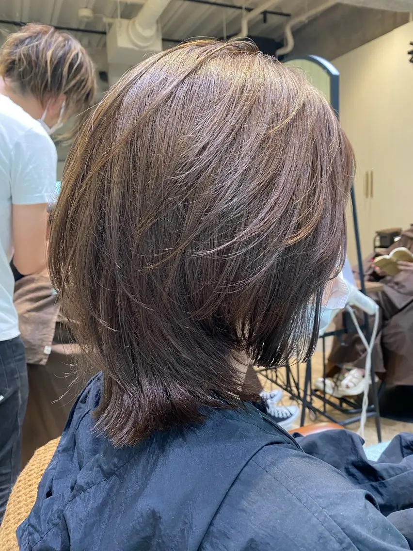 ミディアム カラー 新宿 / Aujua ソムリエ🫧森田涼介のヘアスタイル