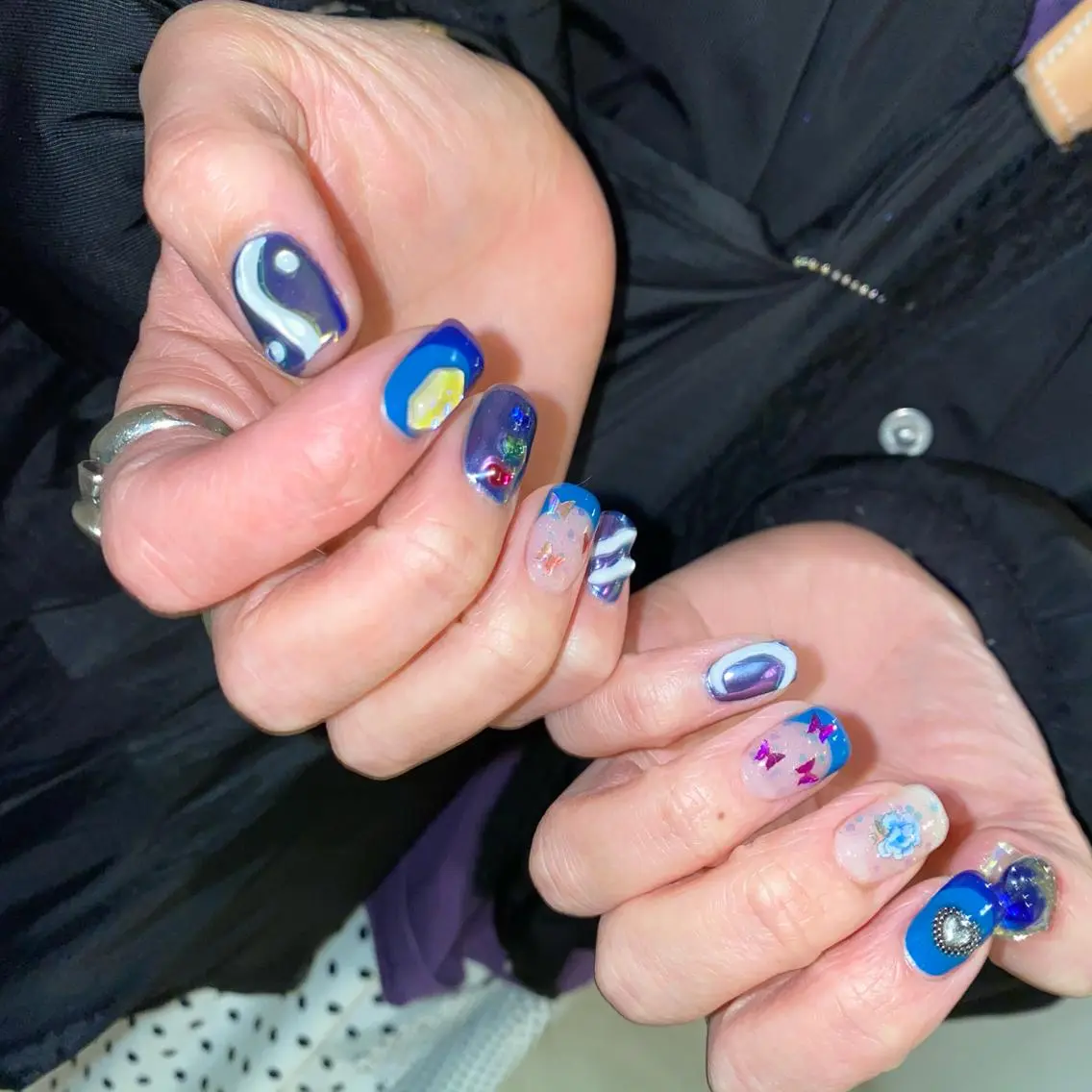 ネイル 氷ネイル・うるうるネイル 韓国ネイル Nail by Licorneのネイルデザイン