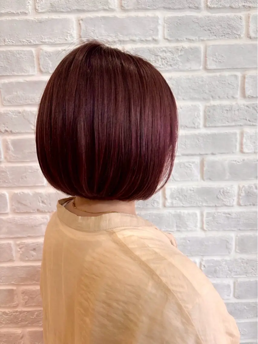 【髪質改善コース】カット＋艶カラー＋トリートメント✨の写真