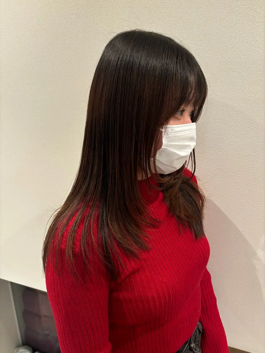 セミロング オーガニックカラー/ 表参道/ルカのヘアスタイル