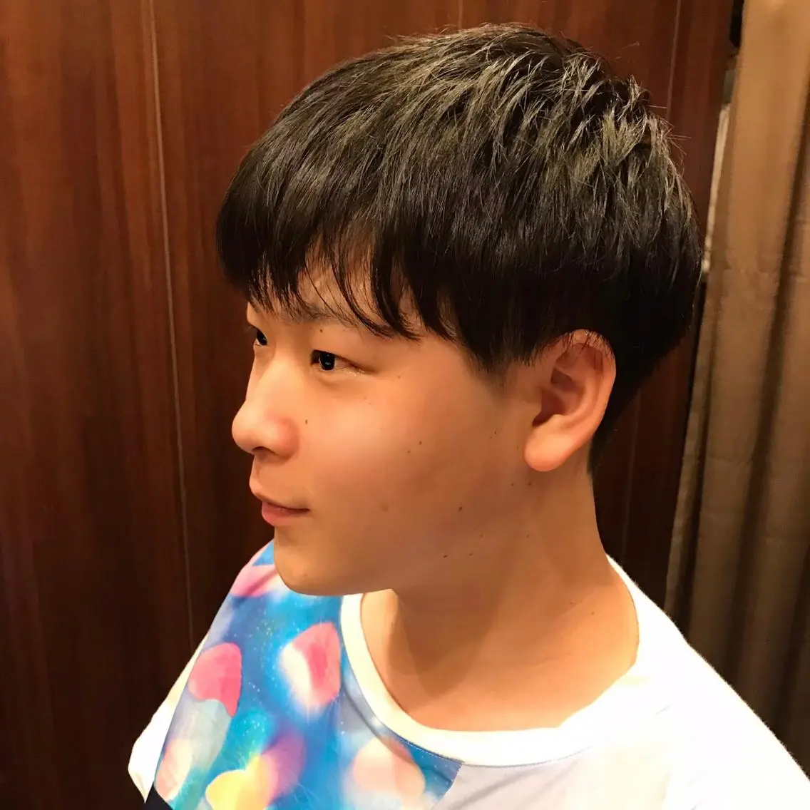 ショート メンズ マッシュ 学生（メンズ向け） 学生 プレミアムバーバー 表参道のヘアスタイル