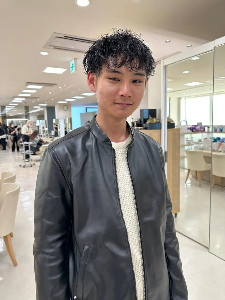 ショート パーマ ツイストスパイラルパーマ ウルフカット ニュアンスパーマ スパイラルパーマ ツイストパーマ 髪質改善・縮毛矯正 年間1500名担当♪のヘアスタイル