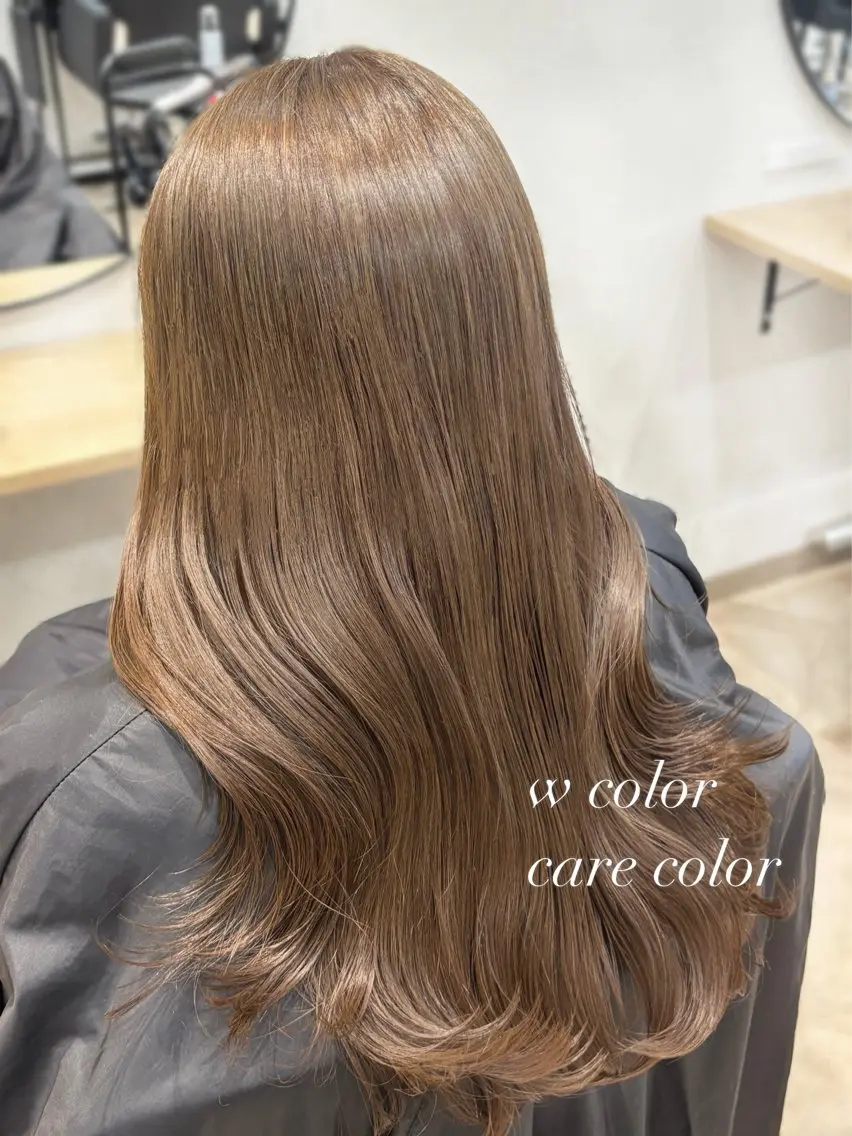 ロング カラー ヘアカラー トリートメント 名駅/sHiHo/透 明感カラー✨🎀/のヘアスタイル