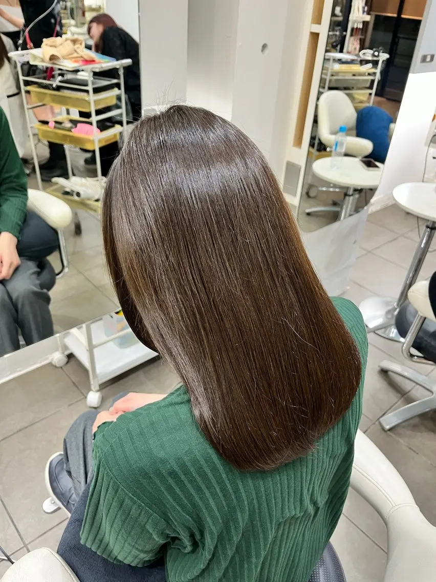 ロング カラー ボブ/透明感カラー ✂️ツムギ♡のヘアスタイル