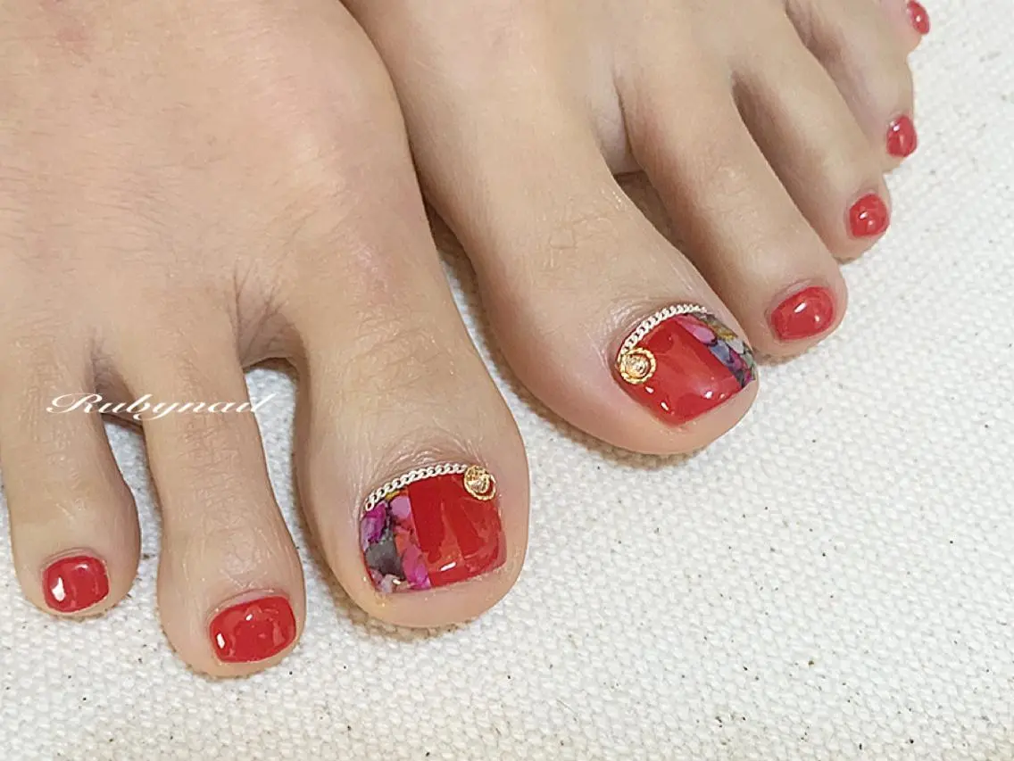 ネイル フットネイル プライベートサロン Rubynailのネイルデザイン