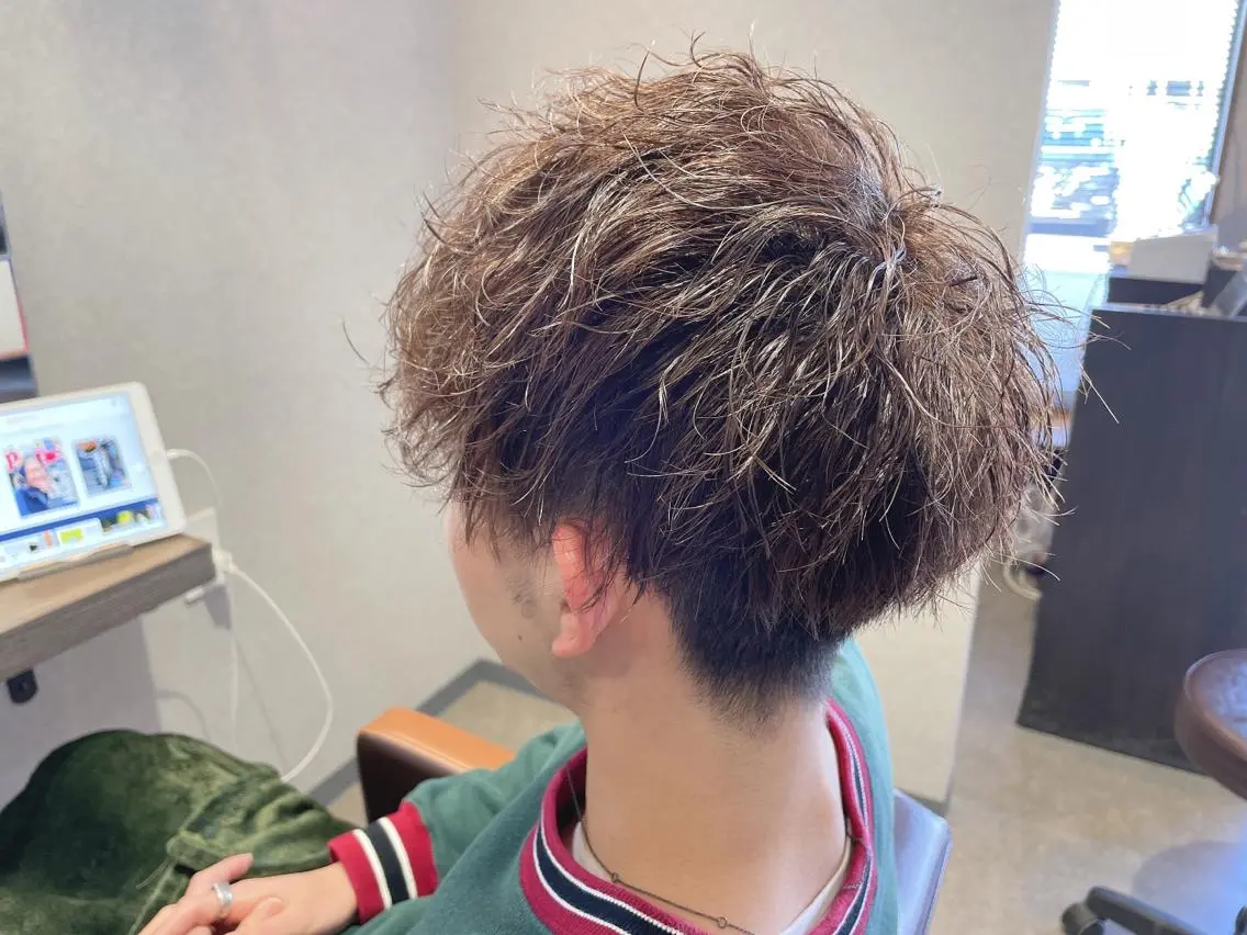 カット+ツイストスパイラル🔷の写真