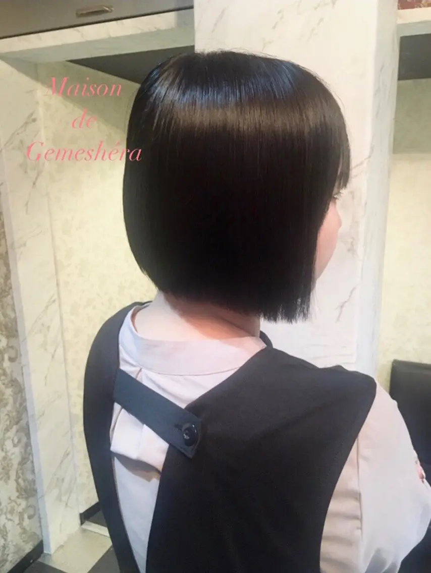 ミディアム カット 🗝髪質改善×カット 🪄Ji_yeongのヘアスタイル