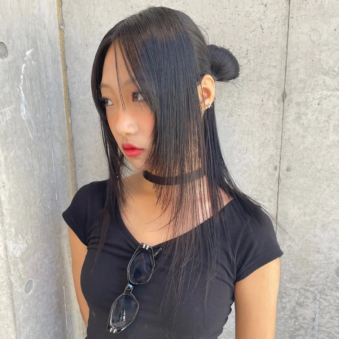 ロング カラー ヘアアレンジ ヘアカラー トリートメント ヘッドスパ Mizobe misakiのヘアスタイル