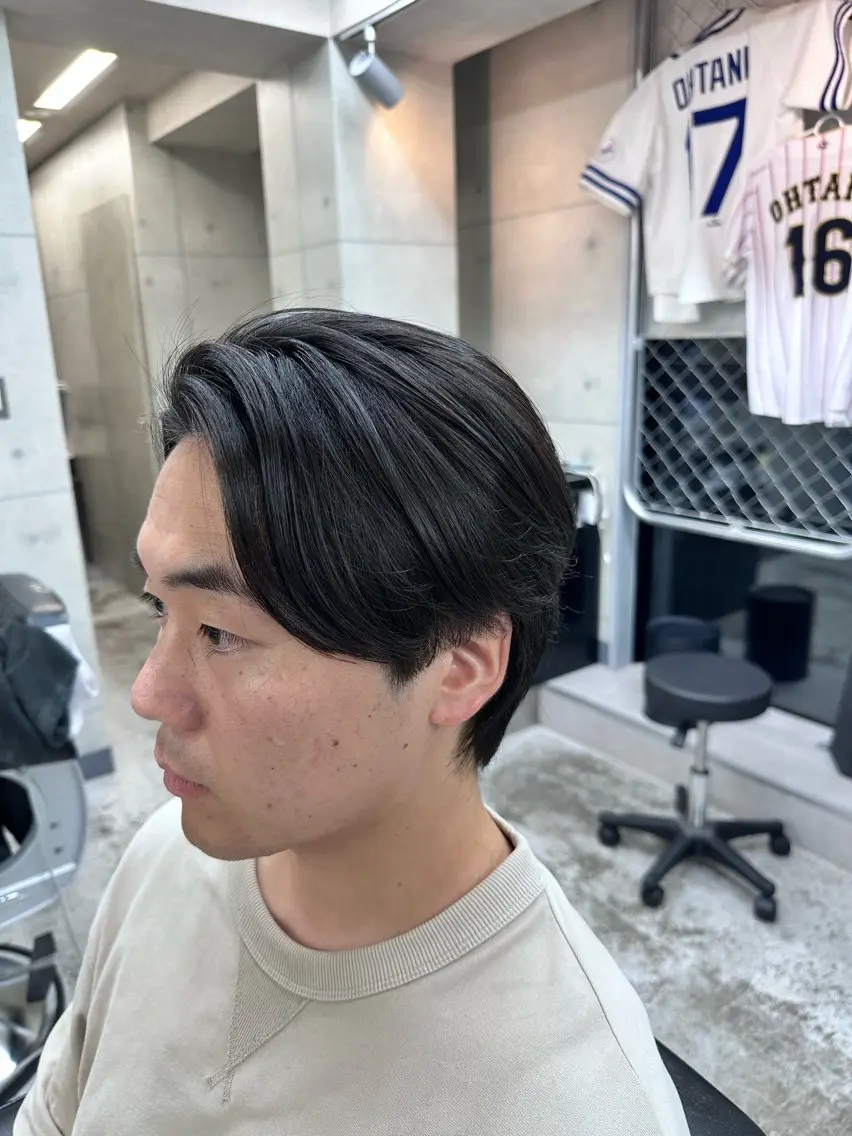 ミディアム 縮毛矯正 石川 琉星のヘアスタイル