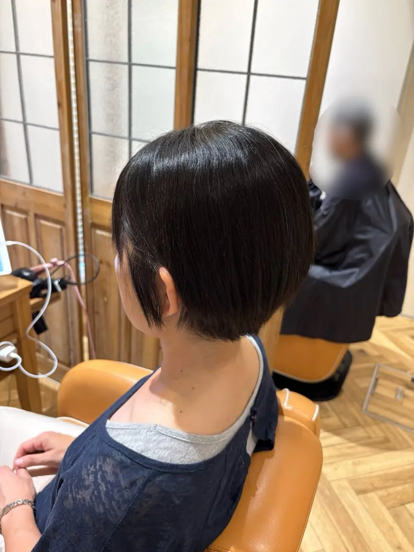 ショート 縮毛矯正 カット 縮毛矯正 マコ ✿︎のヘアスタイル