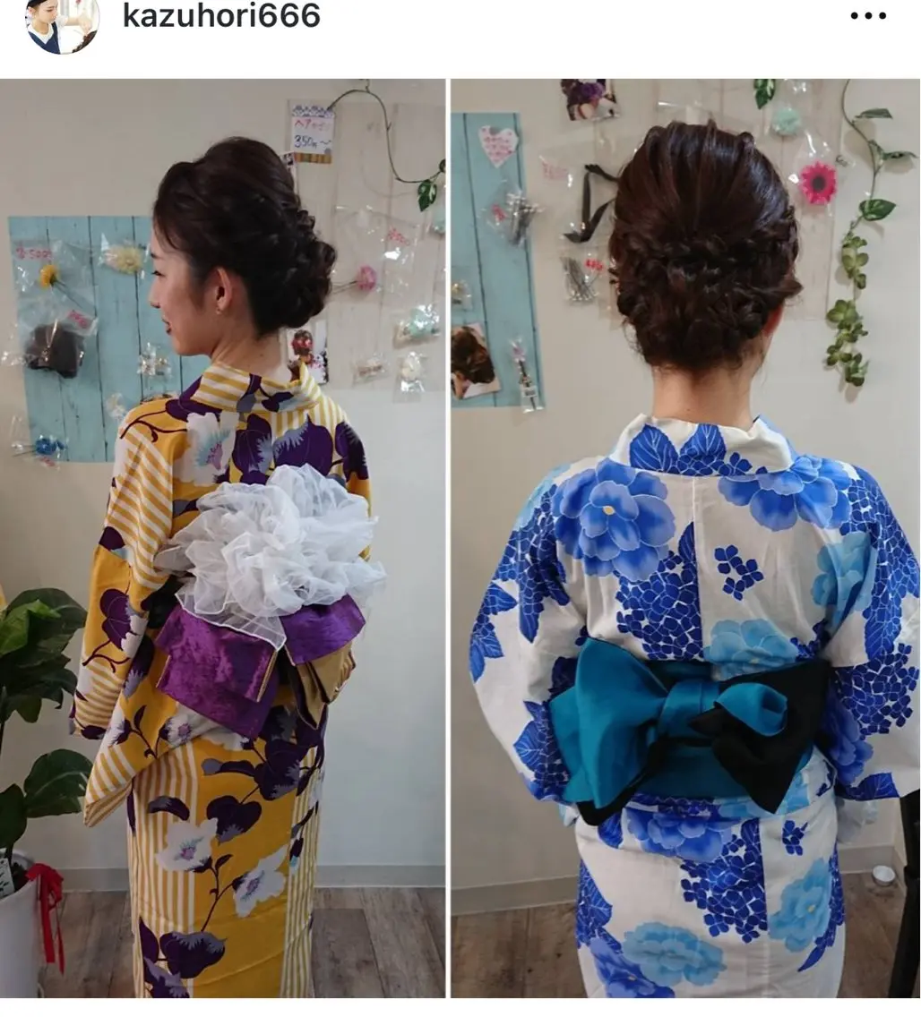 浴衣着付けヘアセット☆花火大会やお祭りなどイベントに☆の写真
