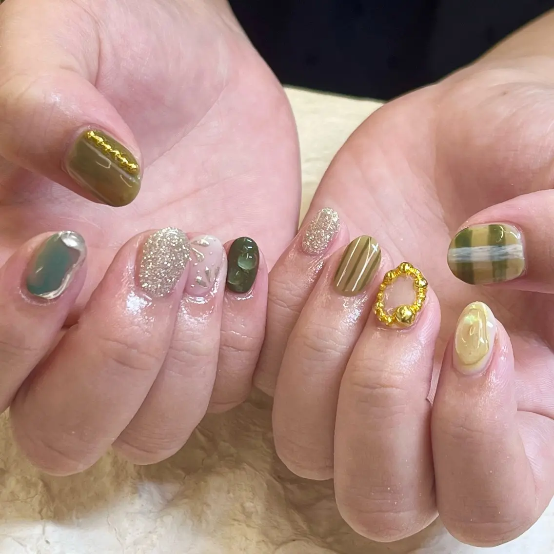 ネイル ハンドネイル ෆYura Nailෆのネイルデザイン