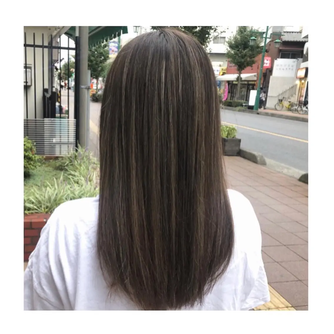 ロング ハイライト ❁⃘ ち だ り さ ❁⃘のヘアスタイル