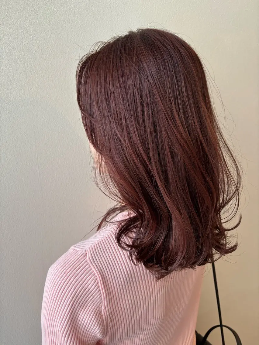 セミロング カット ヘアカラー peige 斉藤✨大人ヘアー✨のヘアスタイル