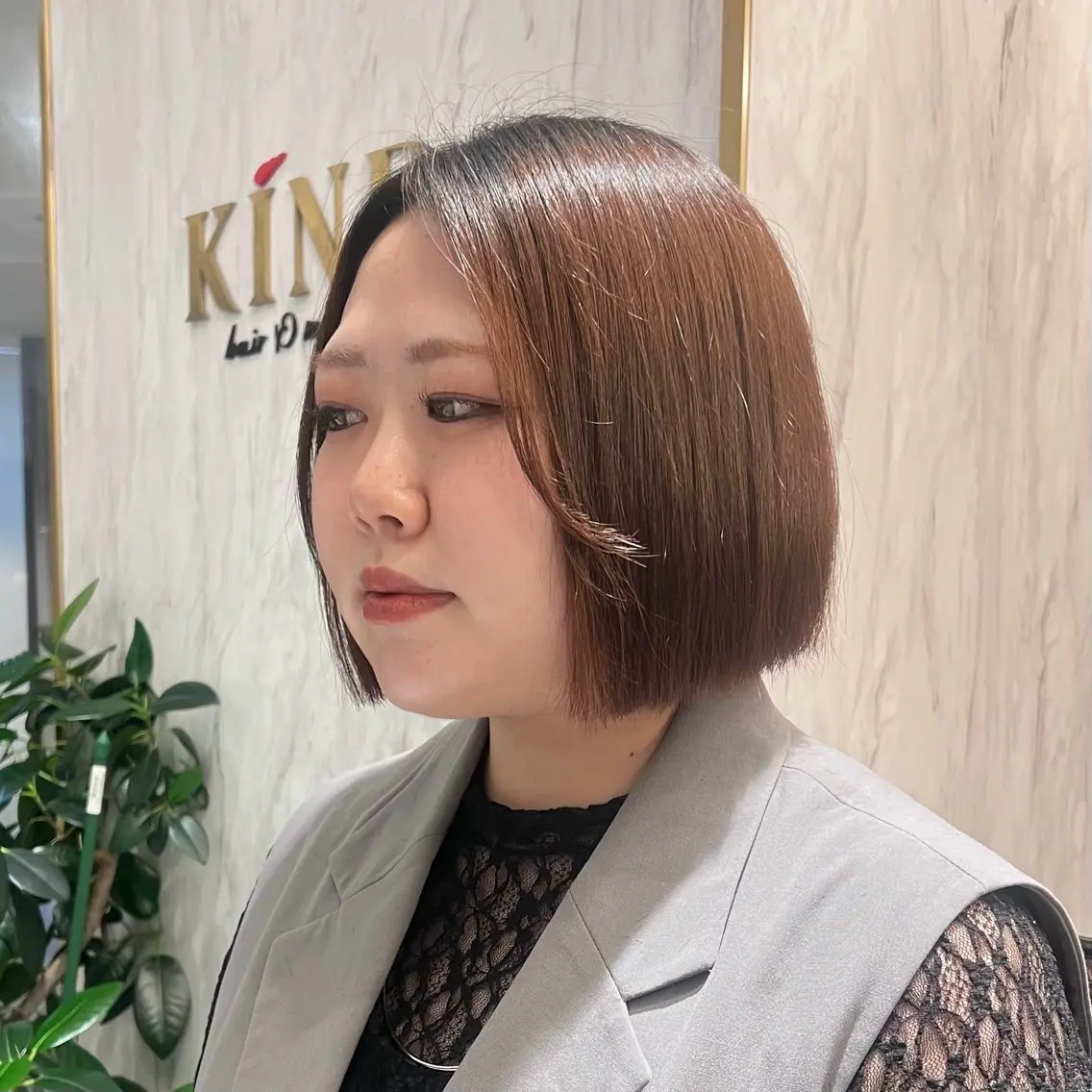 ショート ボブ 井上 香朋のヘアスタイル