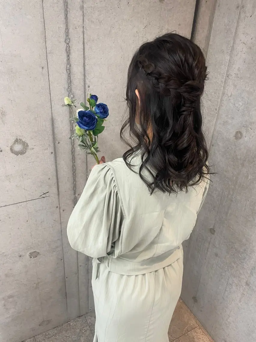 ヘアアレンジ ヘアセット 美髪× ヘアセット✨Araiのヘアスタイル
