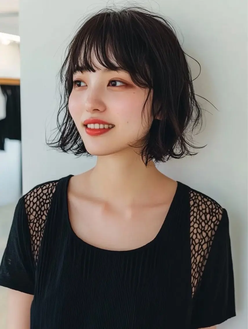 カラー カット 似合わせカット 韓国風/モデル募集中のヘアスタイル