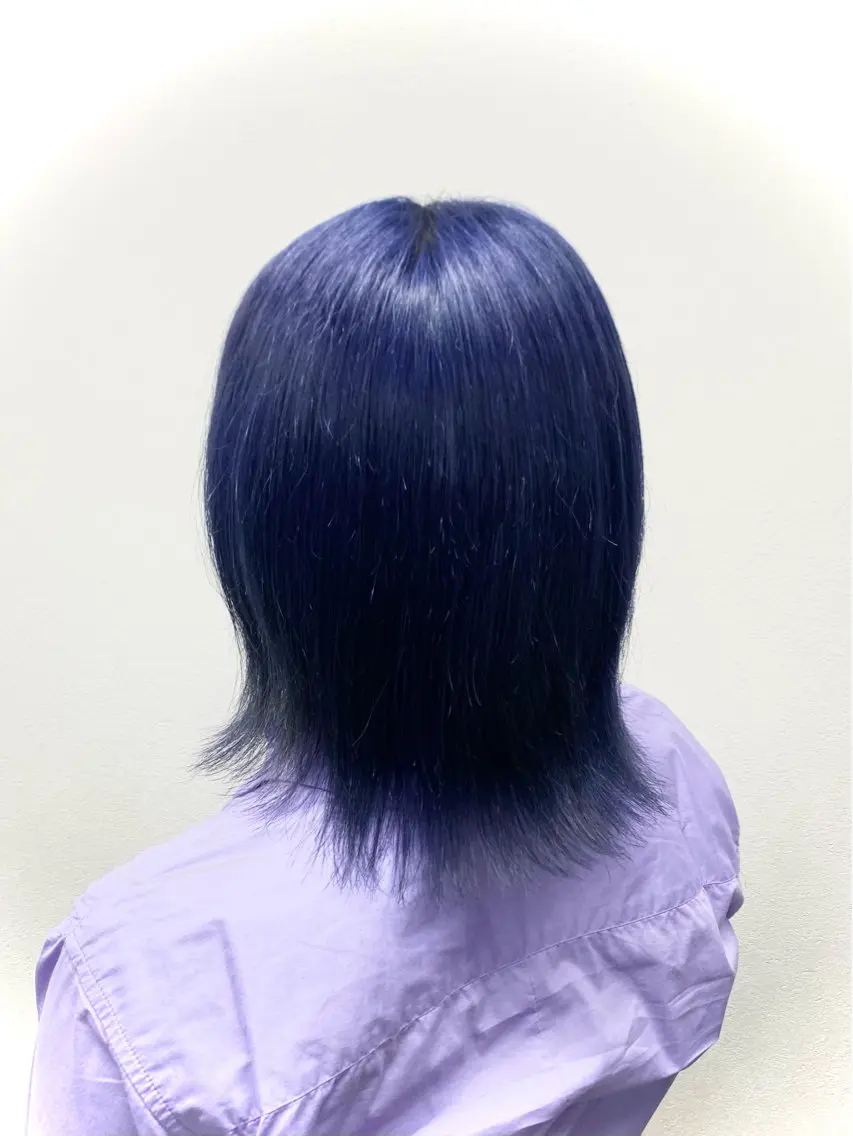 カラー ブルーカラー ネイビーカラー 🌈似合わせカラー 🎀 MIO🌈のヘアスタイル