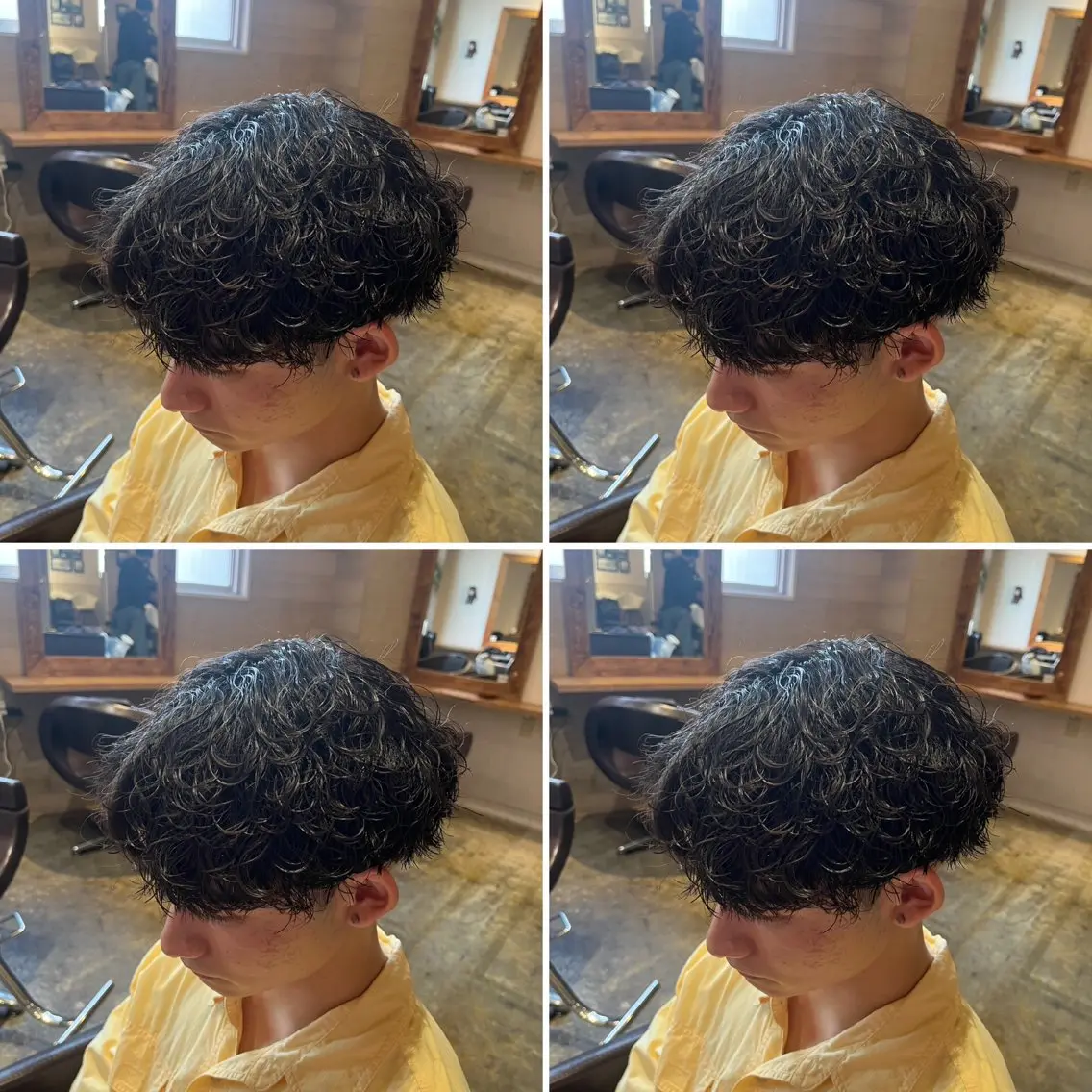 パーマ メンズ カット パーマ トリートメント ヘアセット メンズパーマ特化 望月謙二郎のヘアスタイル