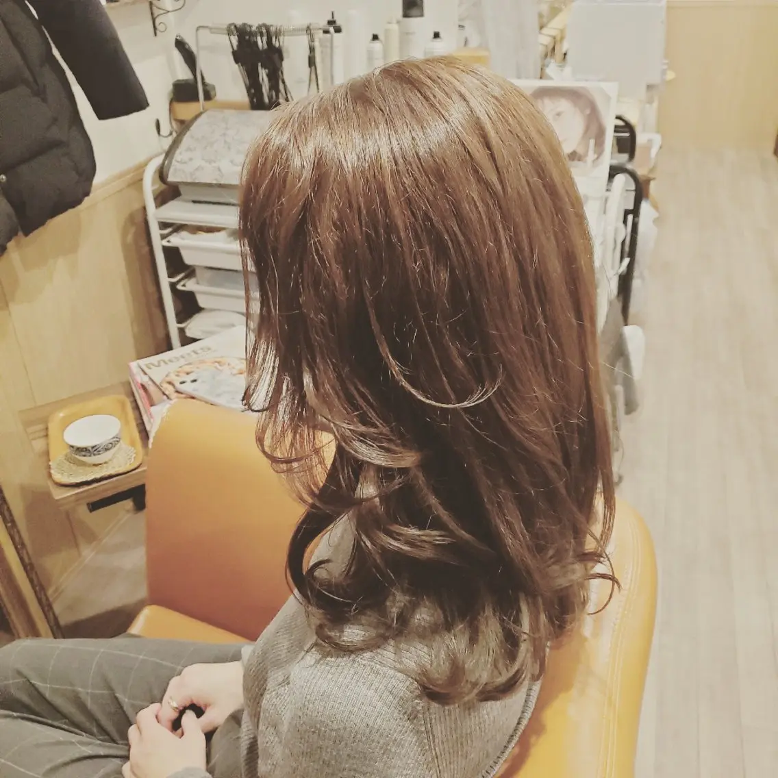 ロング カラー ヘアアレンジ パーマ カット ヘアカラー トリートメント spa hair ark 富井直美のヘアスタイル