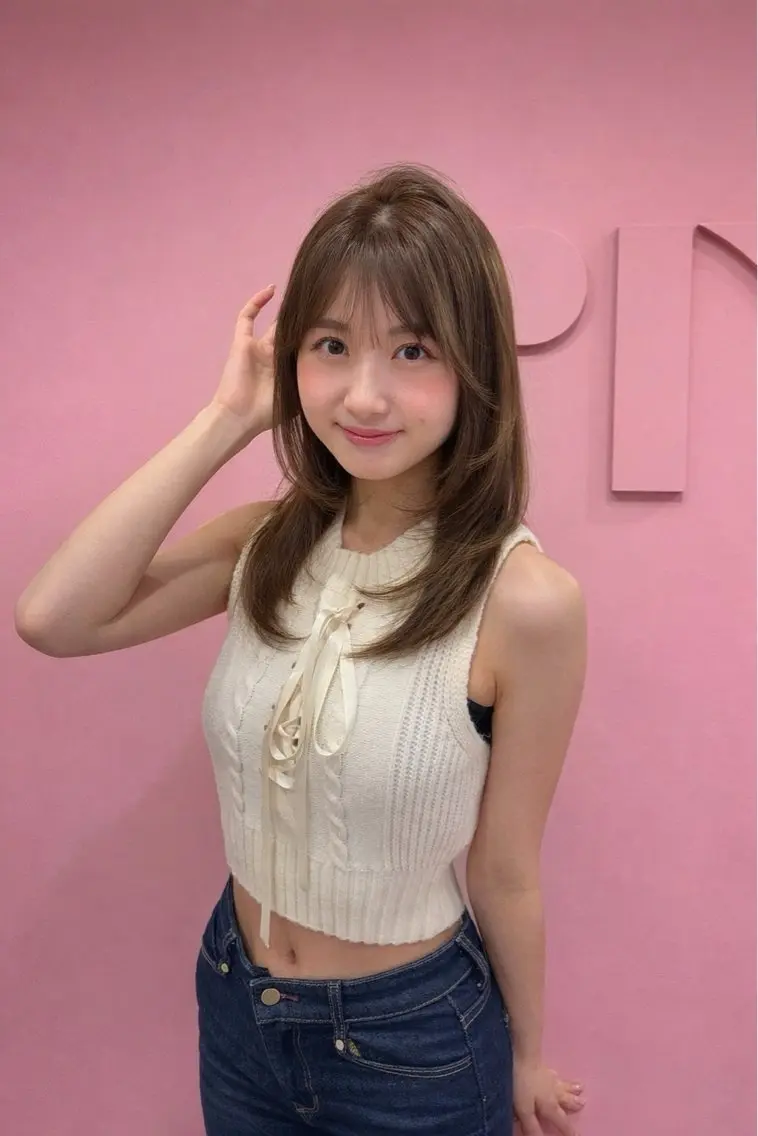 ロング カット ヘアカラー トリートメント 透明感カラー♡ 原宿美容室￤Rinaのヘアスタイル