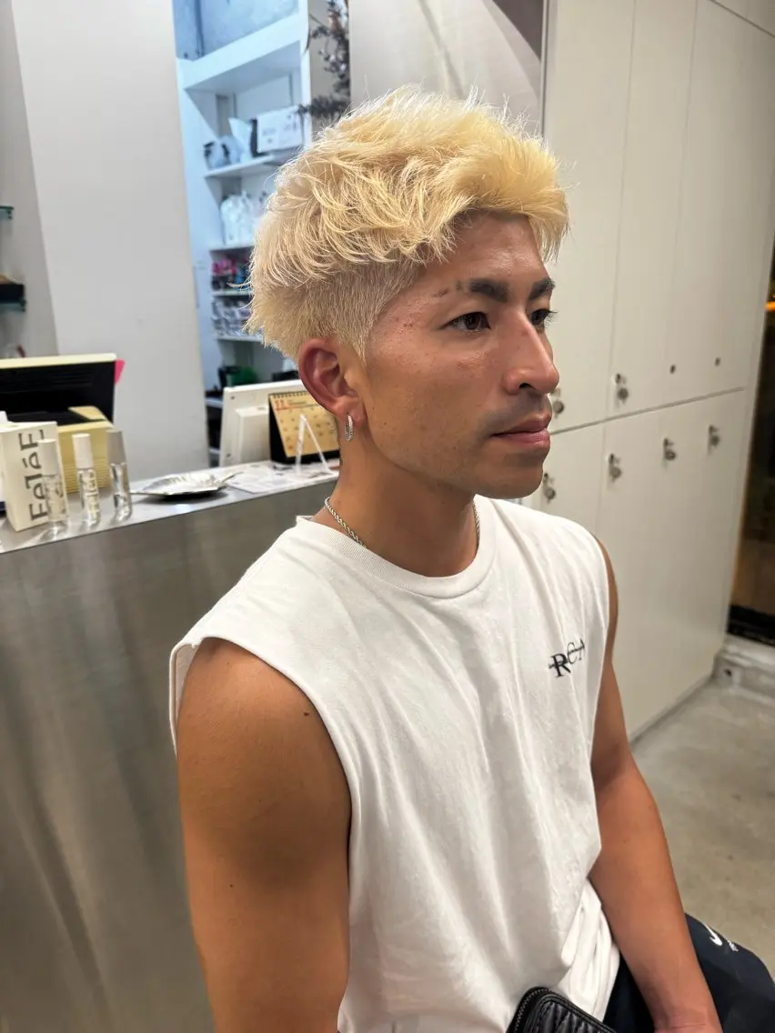 メンズ カット ヘアカラー yuimarl切田 はじめ✨のヘアスタイル