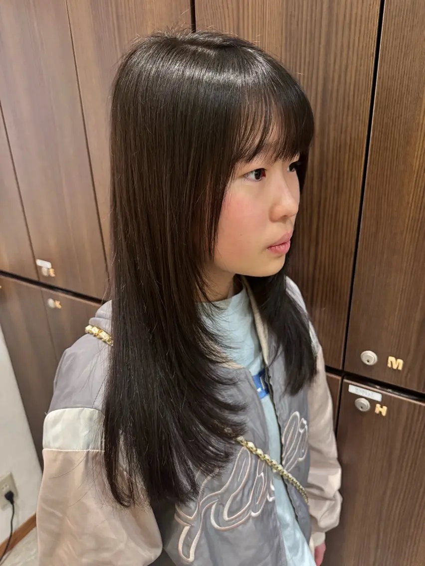 ロング 顔まわりレイヤー レイヤーカット 🌻井上 マリー🌻のヘアスタイル