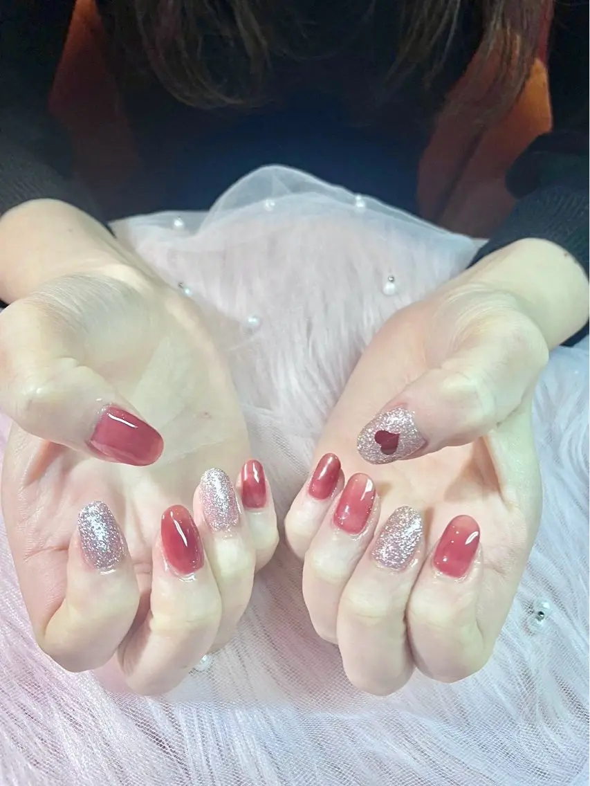 ネイル ワンカラーネイル ハンドネイル Jr.ネイリスト🤍 【Alissa】新栄のネイルデザイン