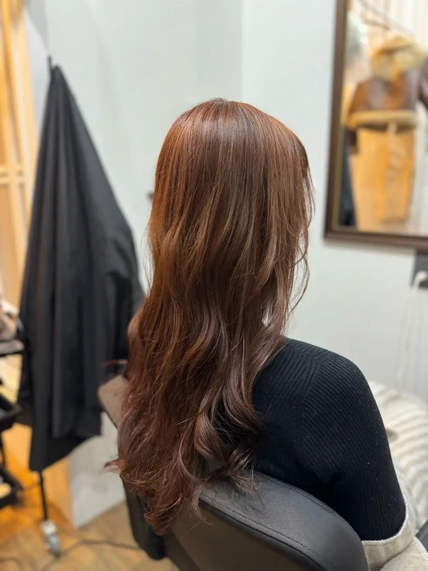 ロング カラー カット ヘアカラー 椎葉 祐也のヘアスタイル