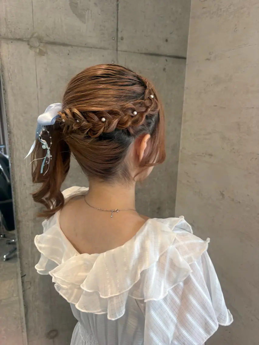 ロング ヘアセット 美髪× ヘアセット✨Araiのヘアスタイル