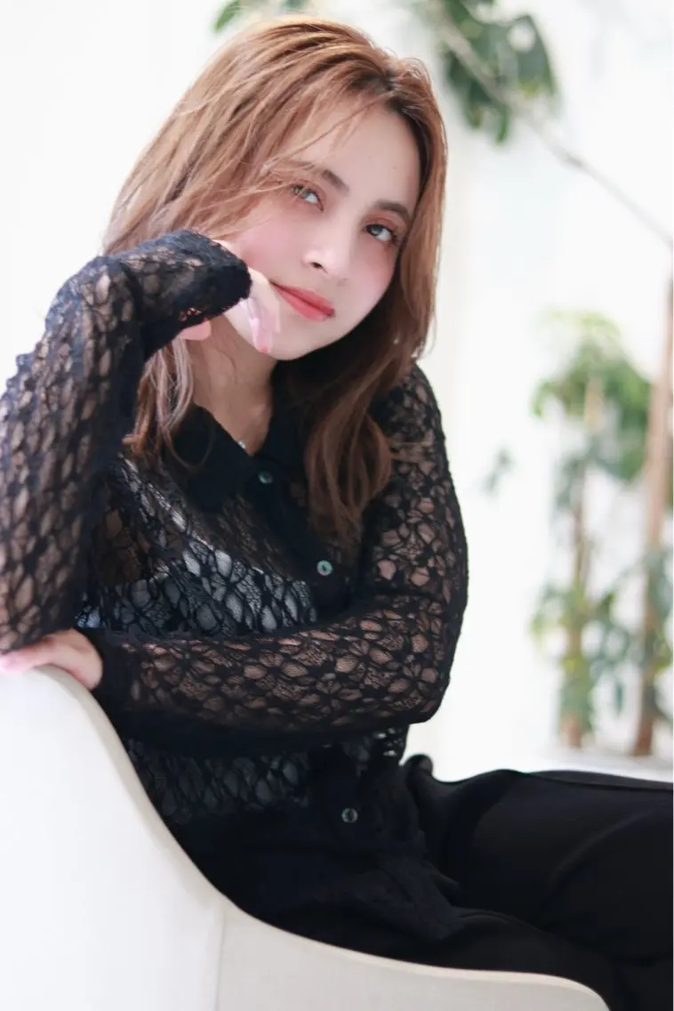 セミロング レイヤーカット 杉若 利彦のヘアスタイル