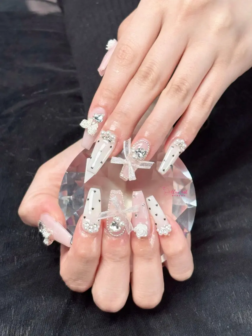 ネイル 長さ出し ネイルチップ ハンドネイル ACon NailSalonのネイルデザイン