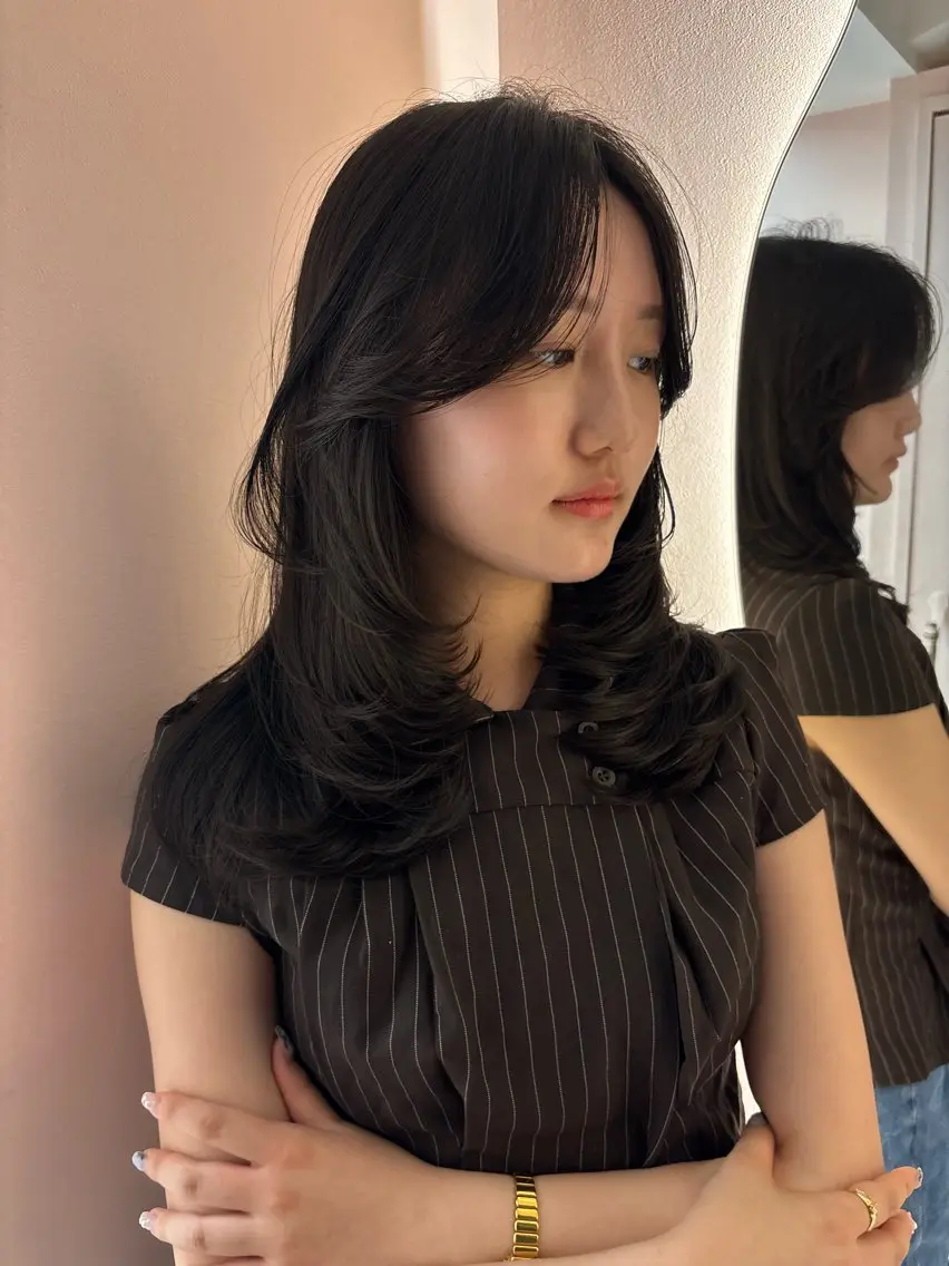 ロング カット トリートメント YOLO 渋谷 NANAMIのヘアスタイル