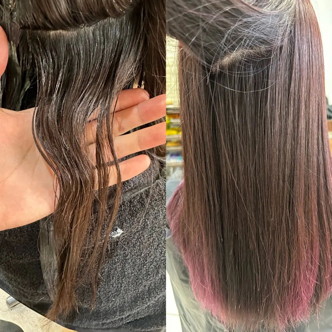 ロング 縮毛矯正 巻けないけど美髪 作れます丸山智久のヘアスタイル