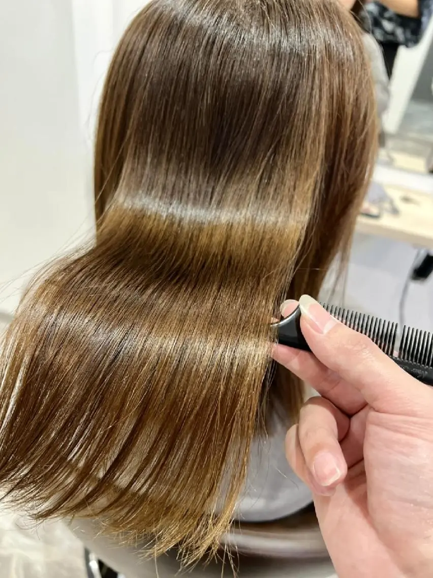 😁RICHAIR最強コース👍✨超音波TOKIOリミテッド+カット+透明感カラー+プチスパの写真
