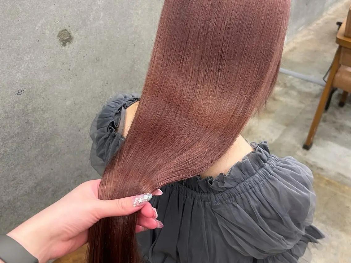 ❤︎🪐大人気🪐❤︎【ブリーチありダブルカラー➕前髪顔まわりカット➕内部補修トリートメント】の写真