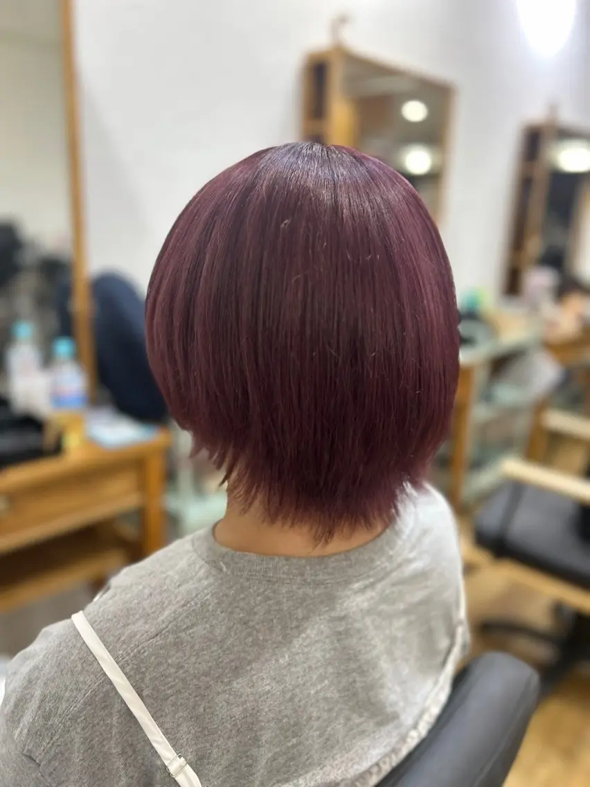 カラー ヘアカラー ま あのヘアスタイル
