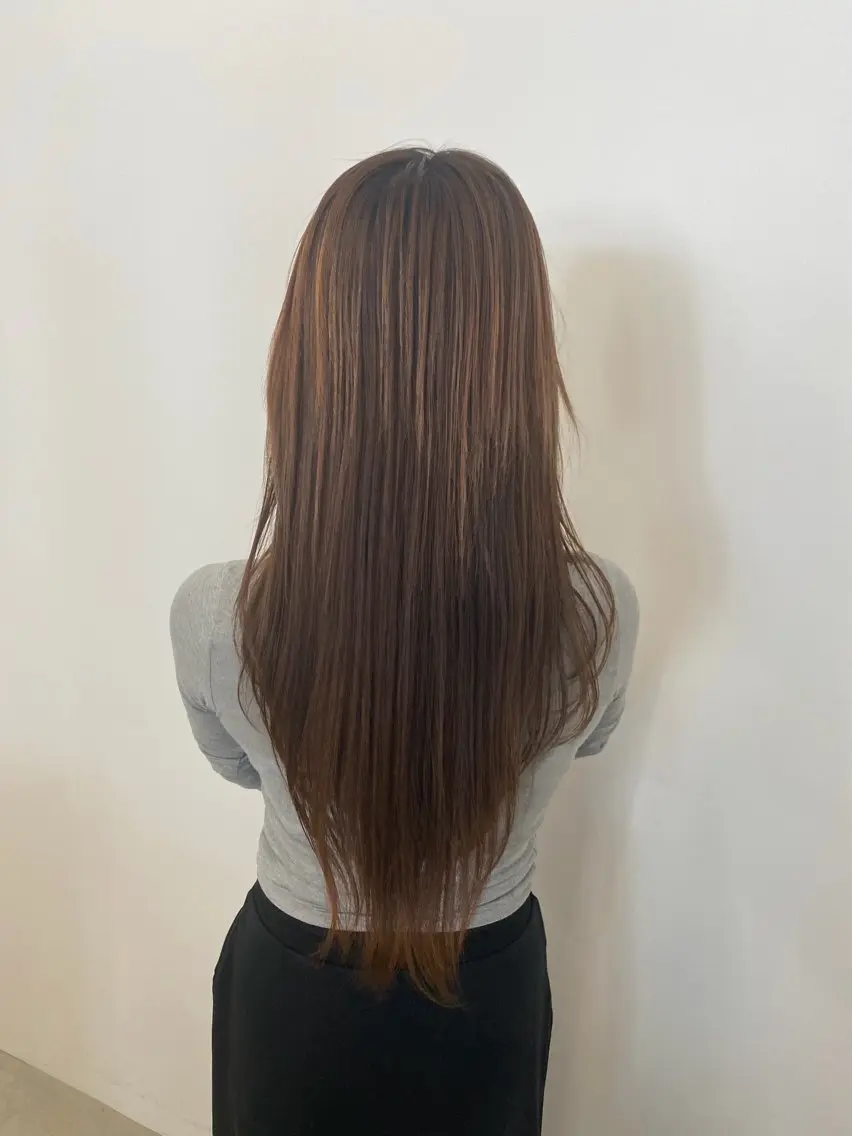 ロング 佐野 理紗のヘアスタイル