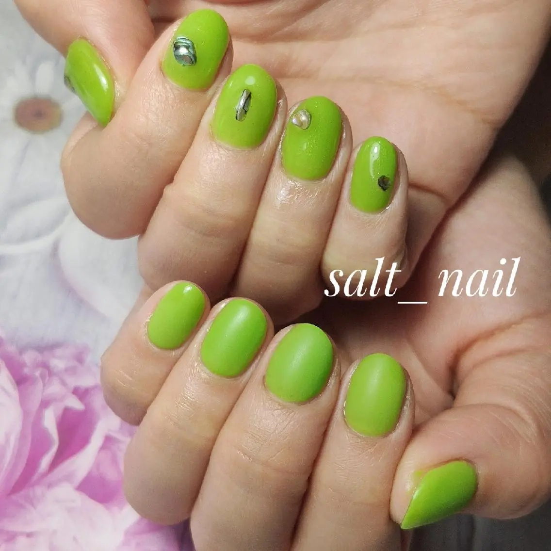 ネイル マットネイル フットネイル 個人サロン saltnailのネイルデザイン