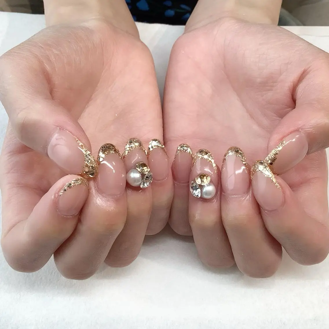 ネイル ハンドネイル 💎🐰 saki. m 🐰💎のネイルデザイン