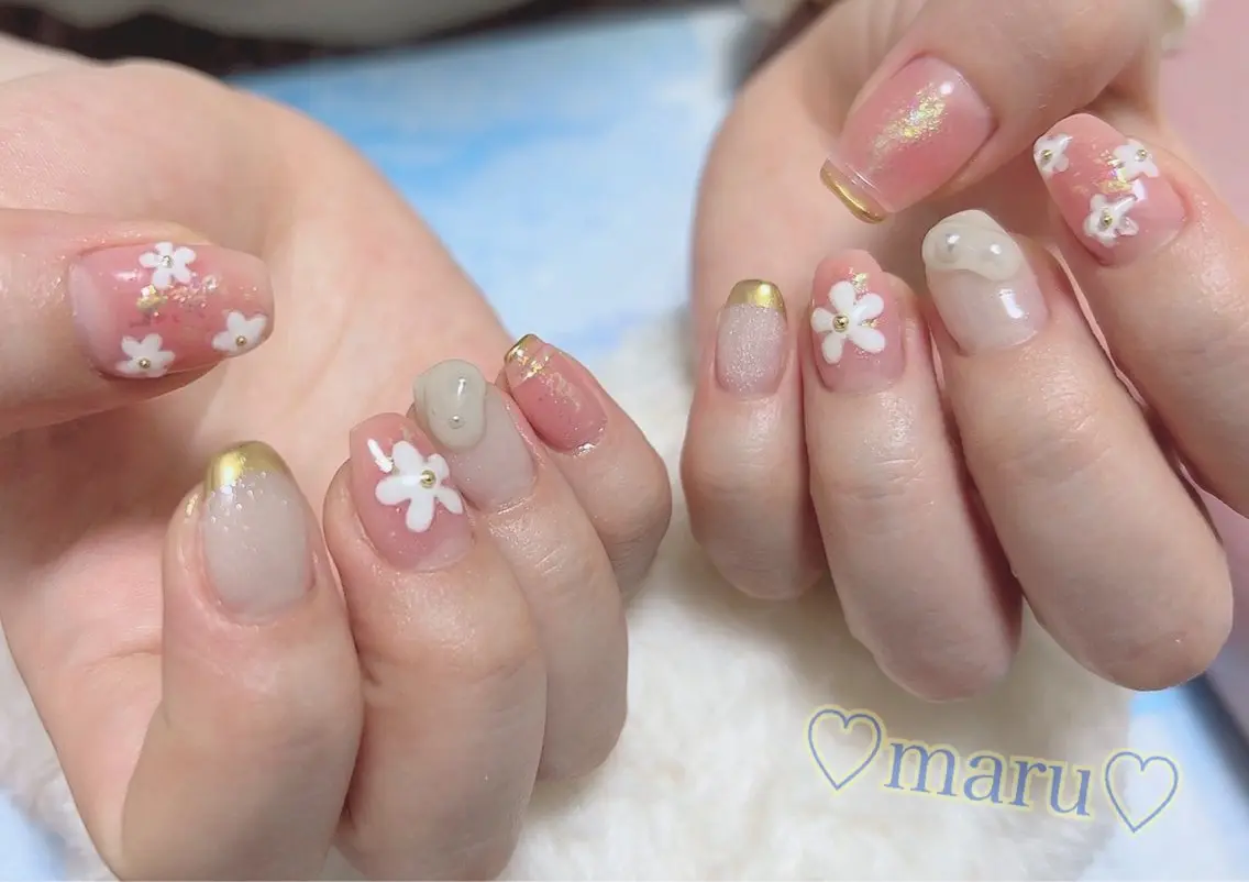 ネイル ハンドネイル フットネイル まるみ♡7/1〜値上 げ致します(>_<)のその他イメージ