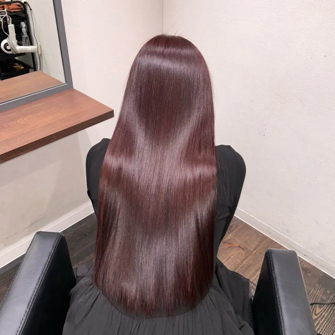 ロング 🤎オリーブカラー× パーマ特化💫森口のヘアスタイル