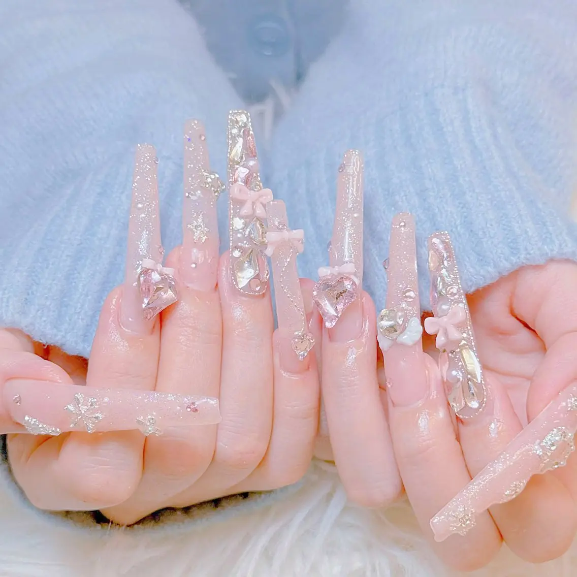 ネイル ANH ゴテゴテネイルのネイルデザイン