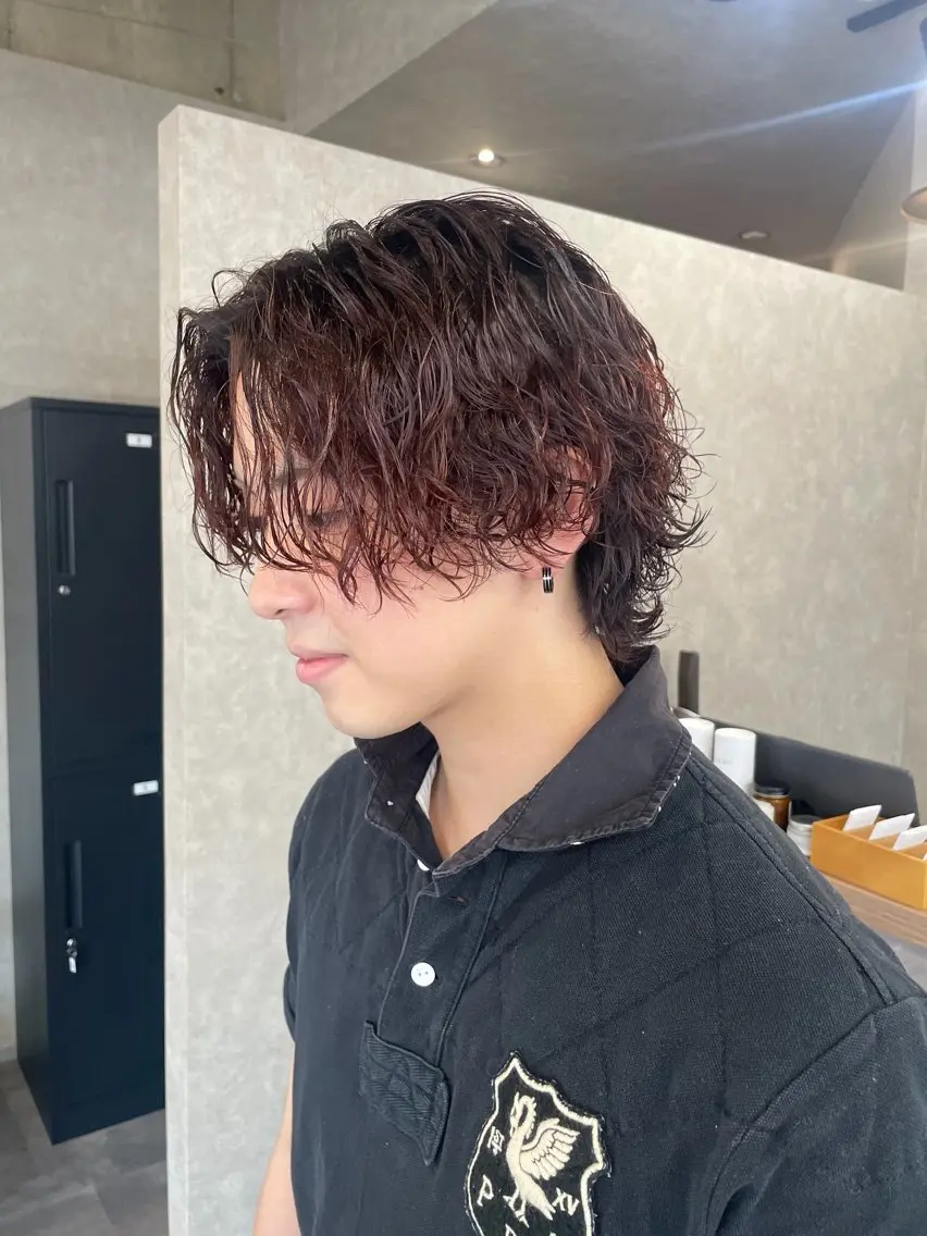 パーマ メンズ ✂︎メンズ特化船橋 パーマ優希のヘアスタイル