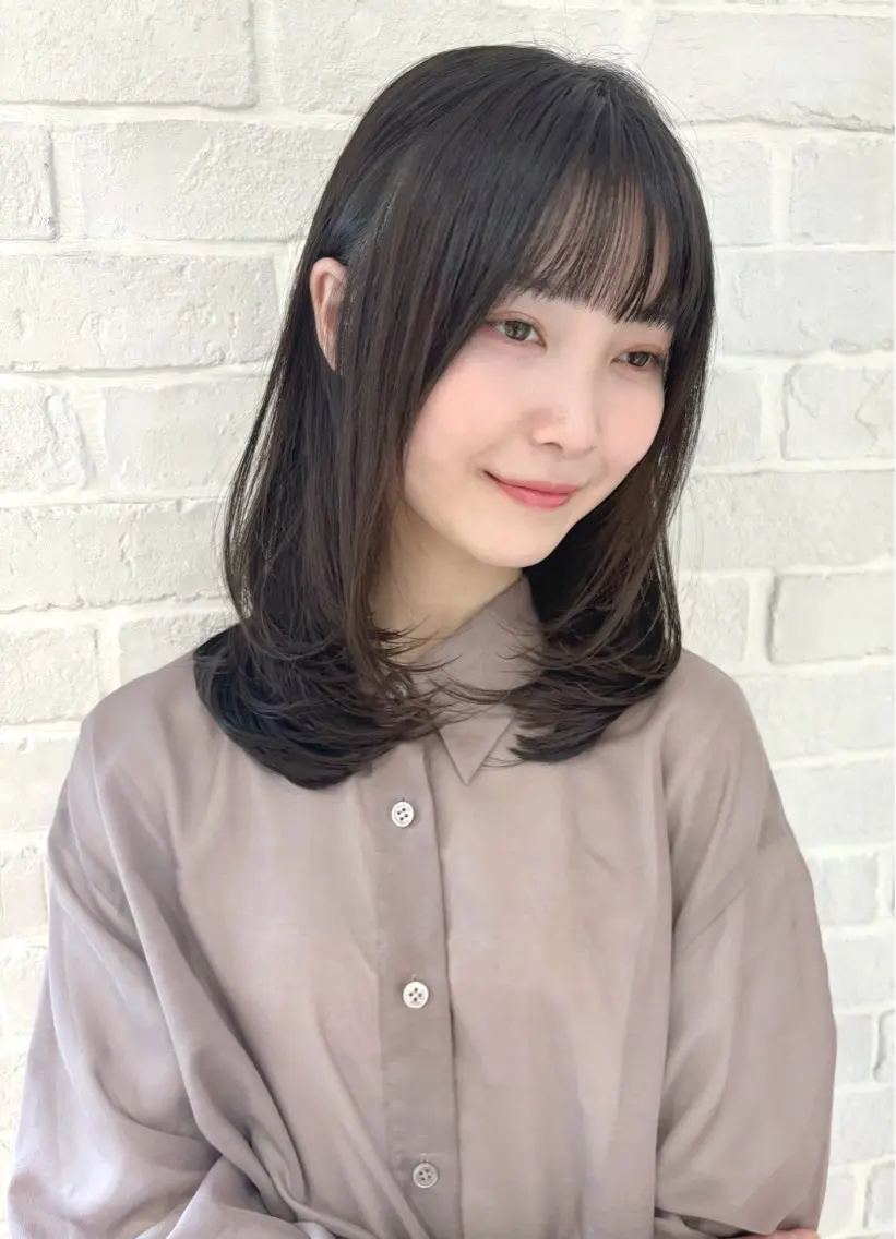ミディアム レイヤー/メンズ 竹田凪儀のヘアスタイル