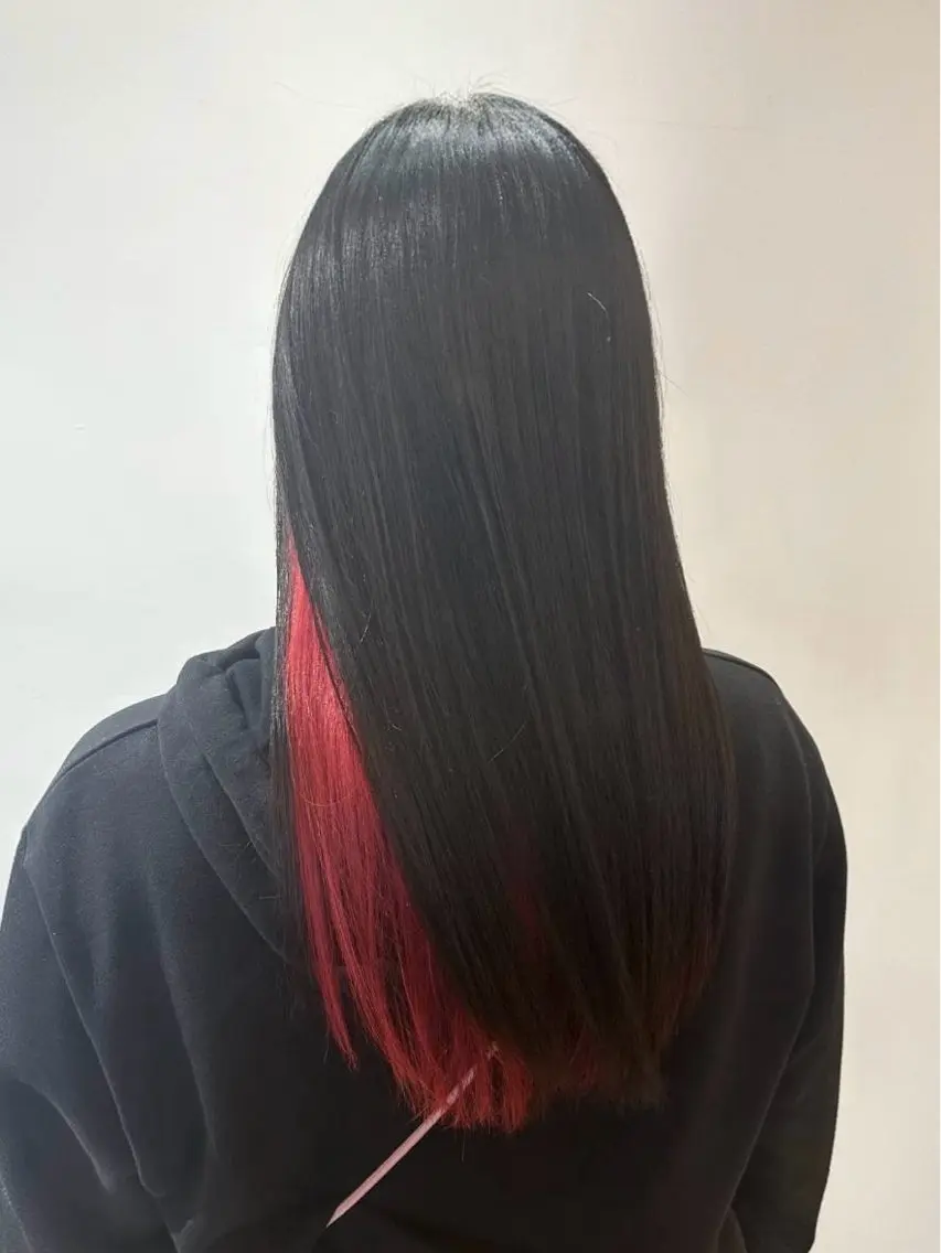 ロング カラー ヘアカラー いまじゅく あおいのヘアスタイル