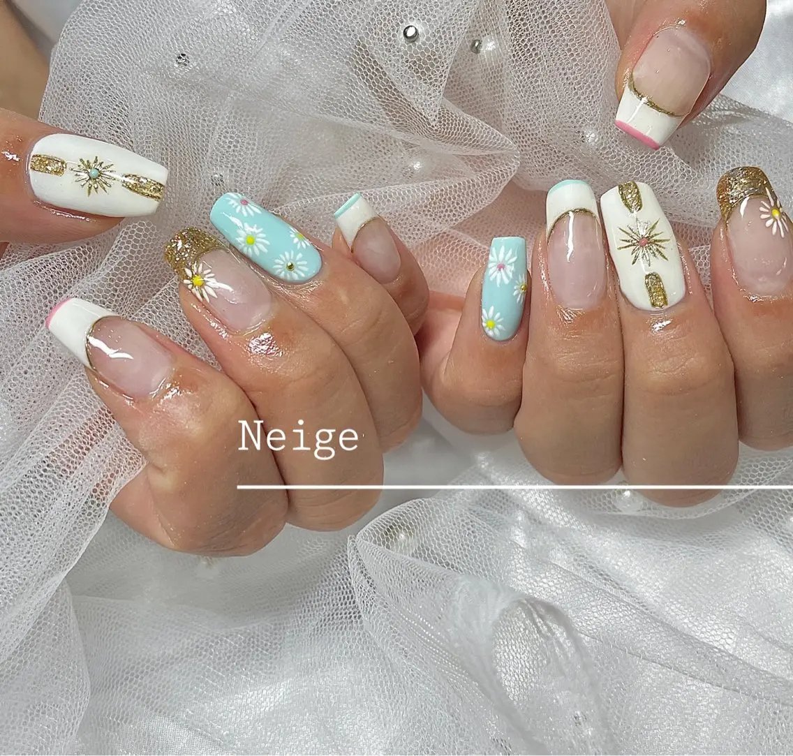 ネイル Neige‪𓂃ai ＊梅津 / 松尾のネイルデザイン