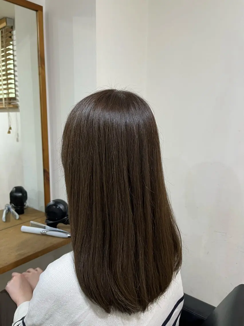 ロング カラー ✨🎨ブリーチなし 透明感カラー✨美友のヘアスタイル
